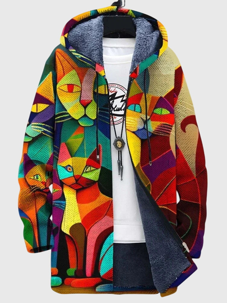 Aletha | Artistic Print Statement Jacket