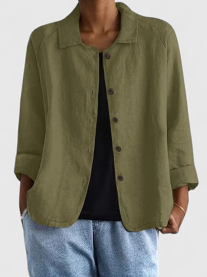Kathleen | Relaxed Button Up Shirt with Collar