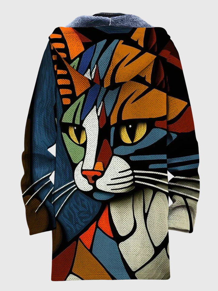 Aletha | Artistic Print Statement Jacket