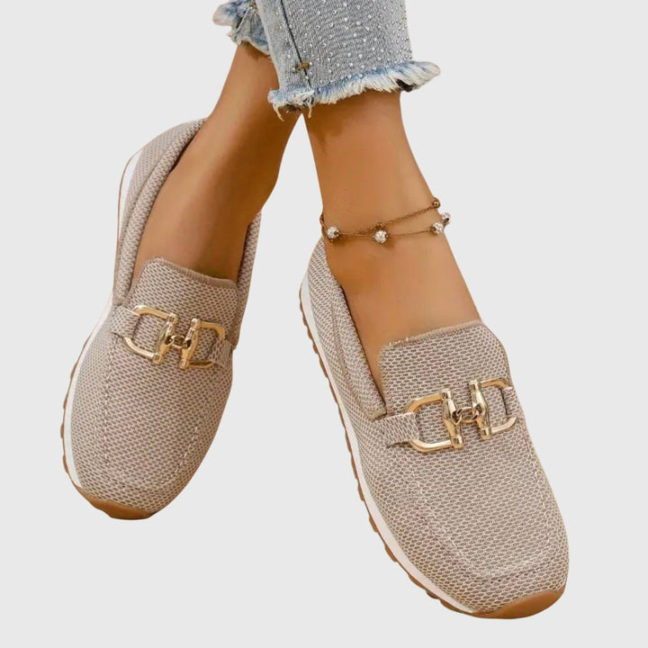 Leyla | Platform Loafers with Hardware Detail