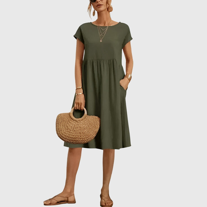 Carina | Spring Midi Floral Dress