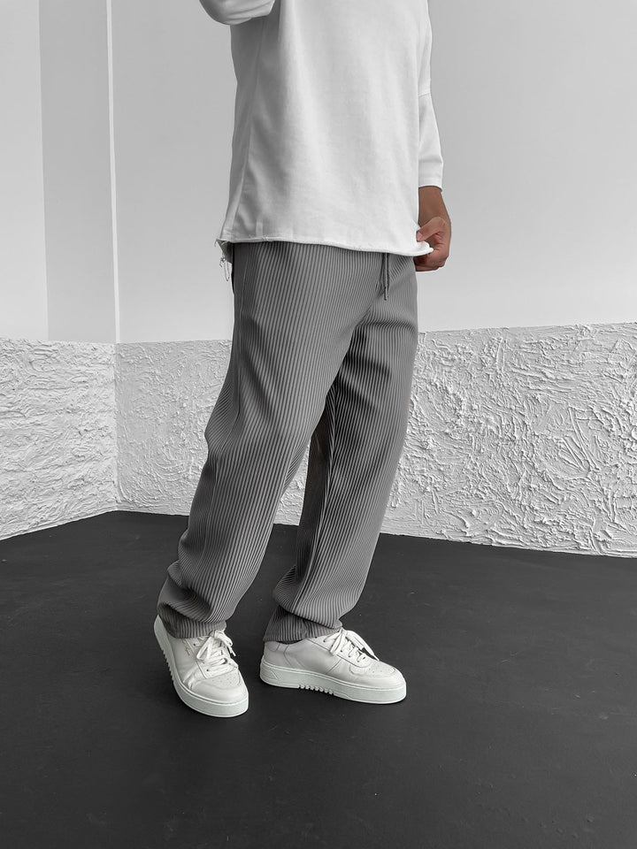 Alex | Vertical Stripe Wide Lounge Pants