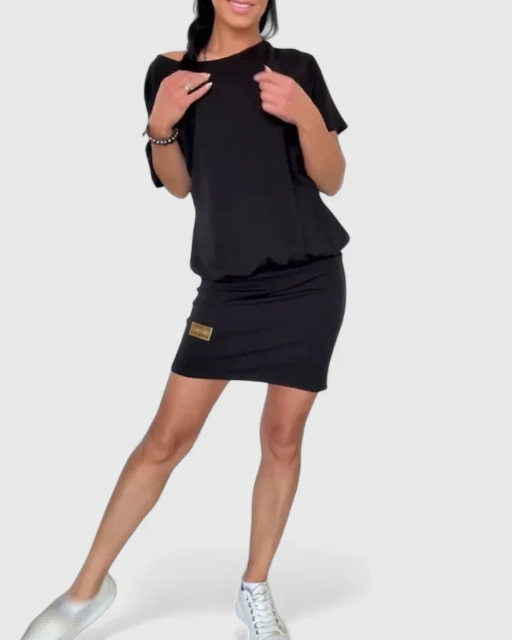 Norah | Short Sleeve Casual Mini Dress