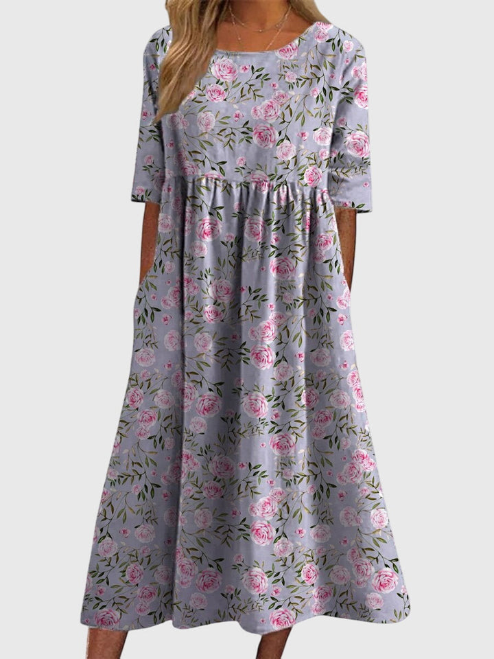 Lucille | Flattering Flowing Silhouette Dress