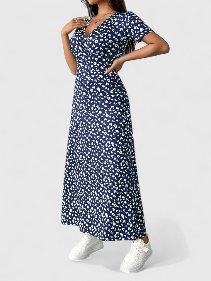Fiorenza | Ditsy Floral Empire Waist Maxi Dress