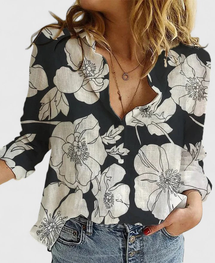 Cassidy | Classic Button-Down Blouse