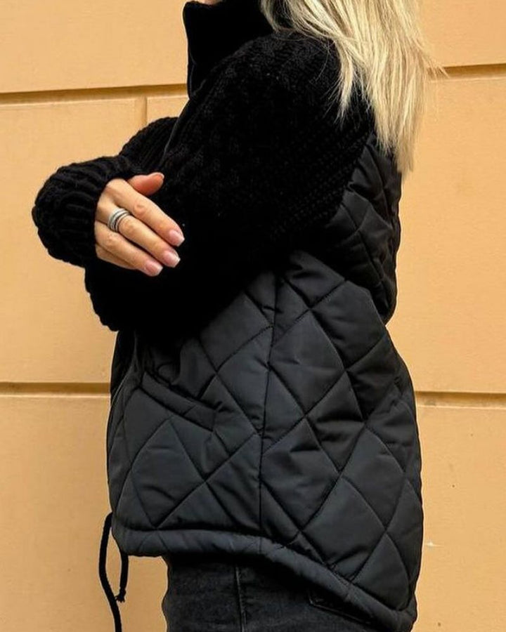 Ashara | Padded Knit Sleeve Jacket