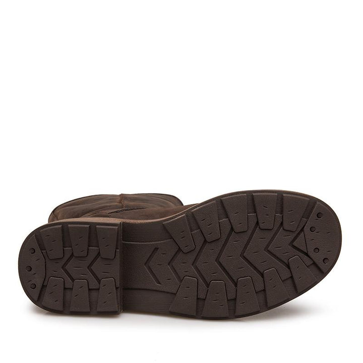 Thea | Mid-Calf Buckle Strap Boots