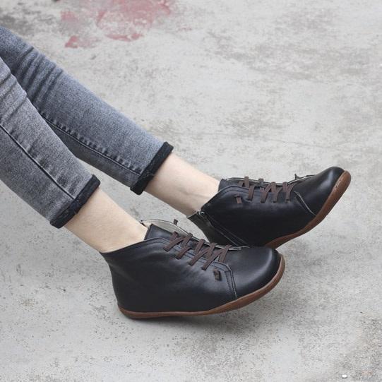 Ruby | Casual Lace-Up Ankle Boots