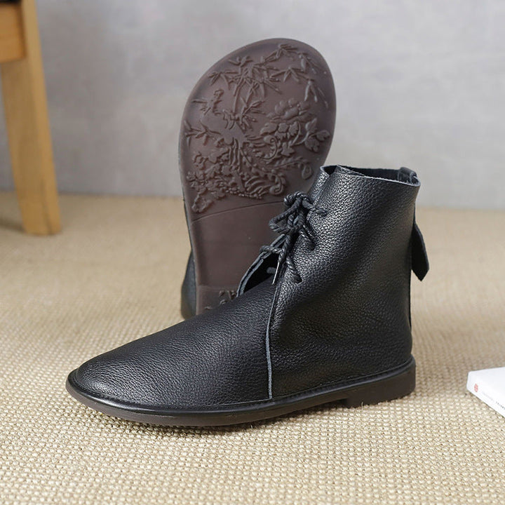 Tamsin | Flat Lace-Up Ankle Boots