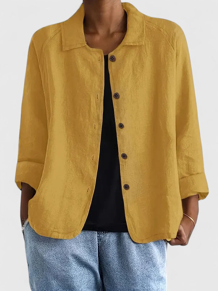 Kathleen | Relaxed Button Up Shirt with Collar