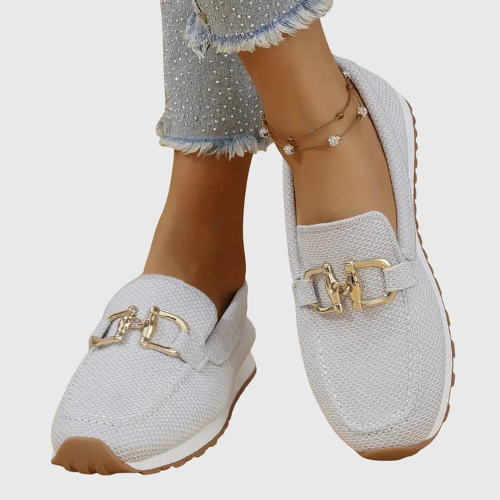 Leyla | Platform Loafers with Hardware Detail