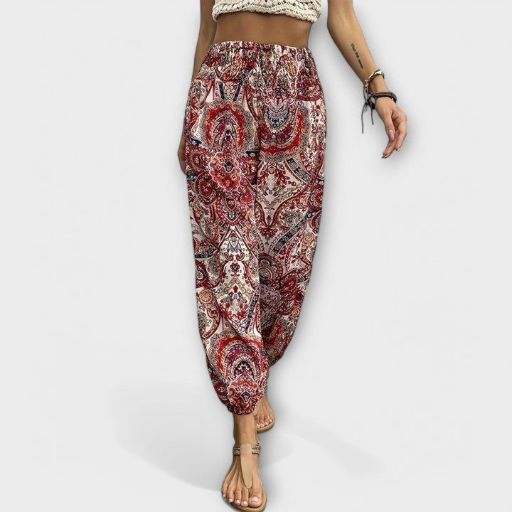 Jasmine | Ethnic Print Pants