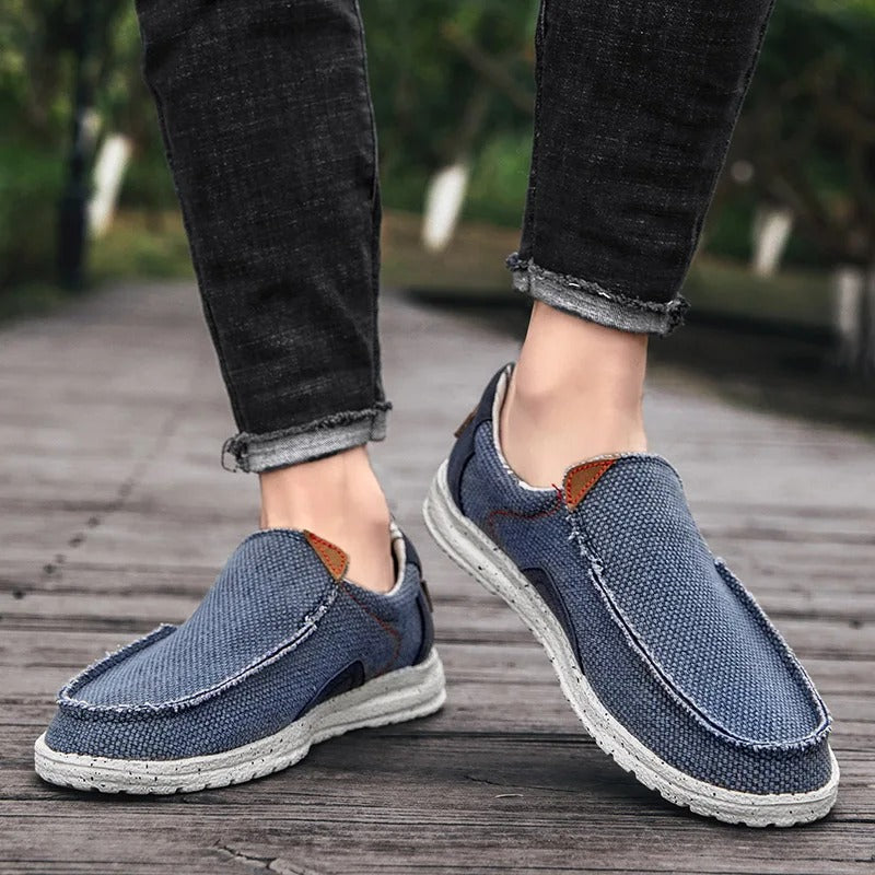 Bart | Moc Toe Woven Slip-Ons