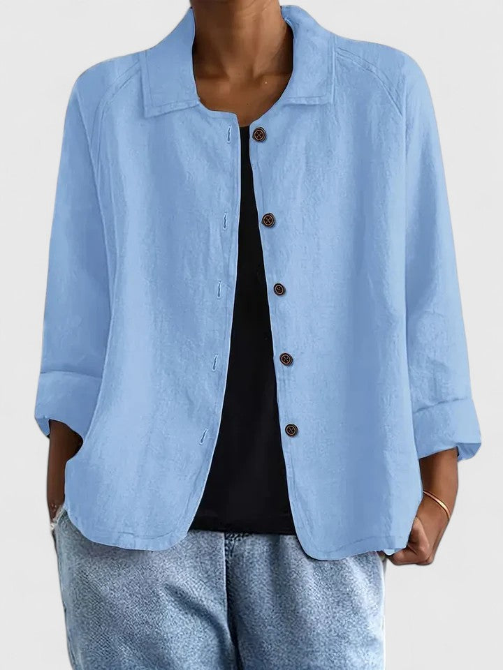 Kathleen | Relaxed Button Up Shirt with Collar