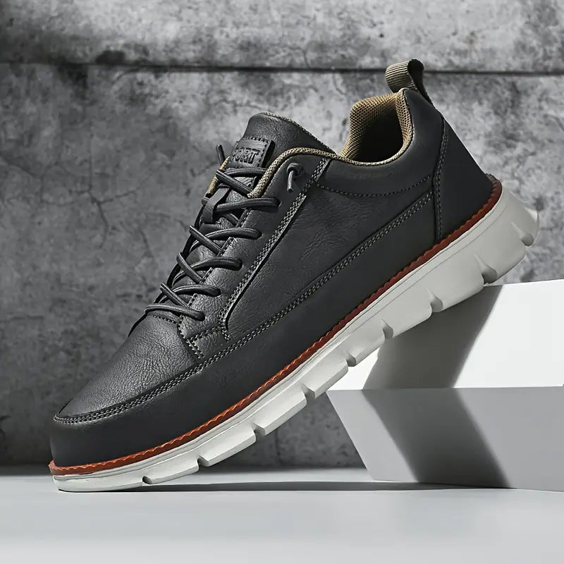 Ahmad | Rounded Toe Panel Sneakers