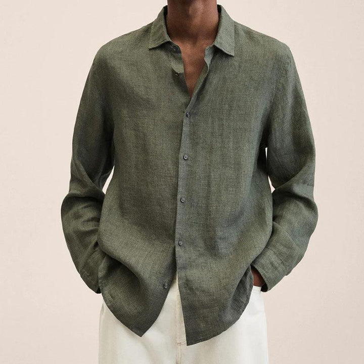 Nathan | Button Down Long Sleeve Shirt