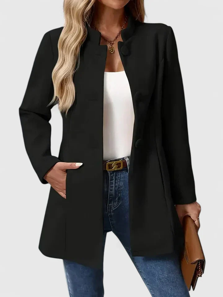 Eunice | Collarless Structured Jacket