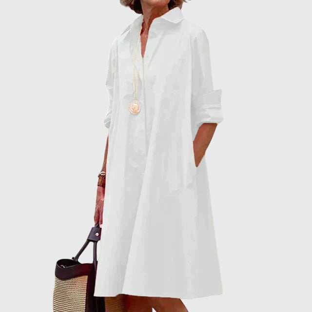 Celine | Casual Pocket Midi Dress