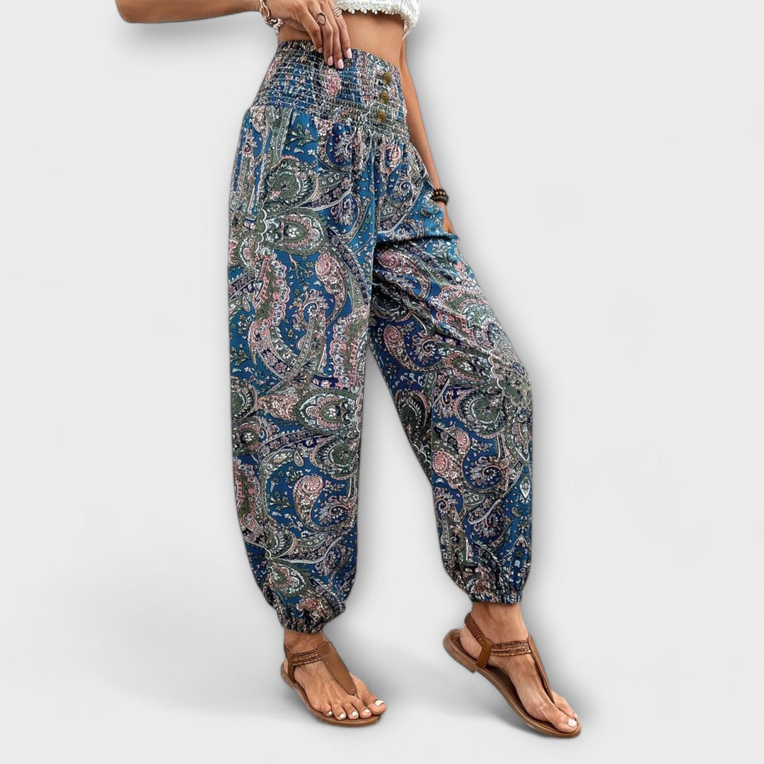 Jasmine | Ethnic Print Pants