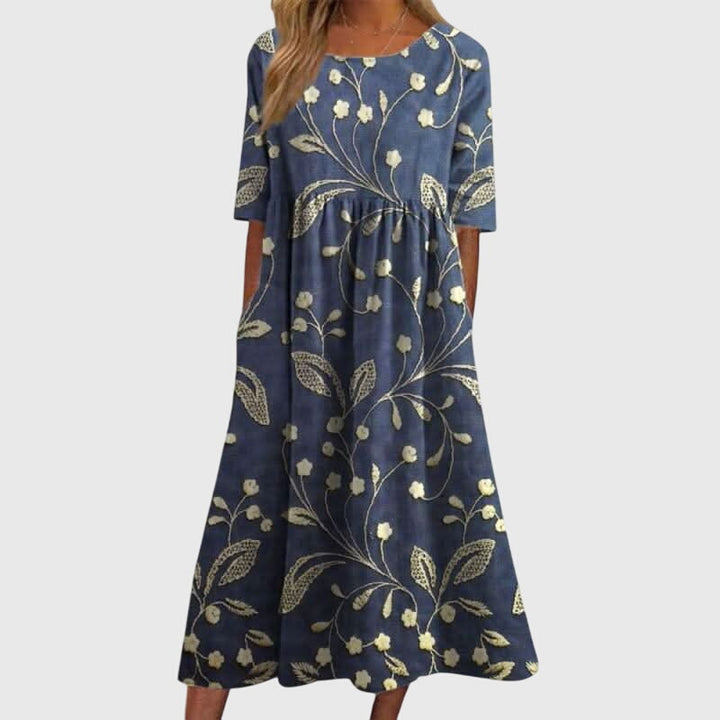 Lucille | Flattering Flowing Silhouette Dress