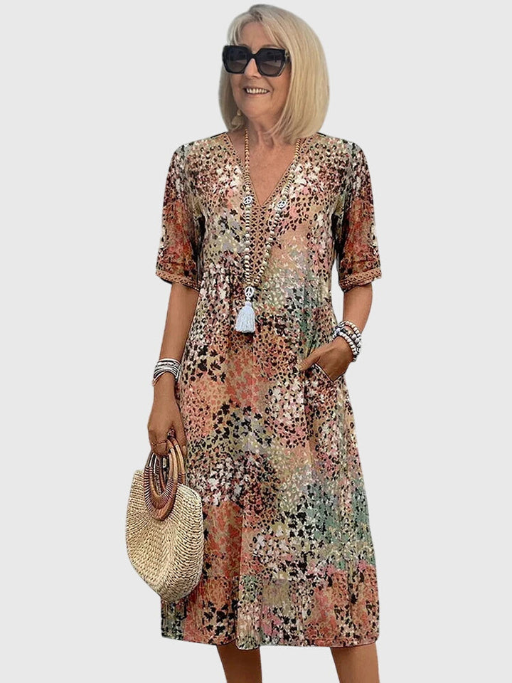 Rebecca | Floral Midi Dress