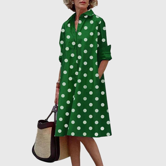 Celine | Casual Pocket Midi Dress