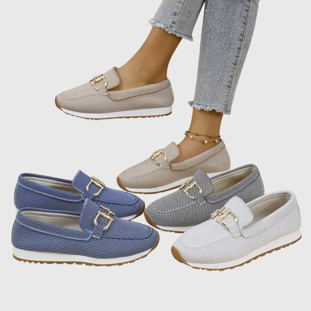 Leyla | Platform Loafers with Hardware Detail