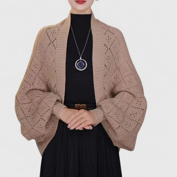 Xanthe | Chunky Knit Cardigan with Shawl Collar