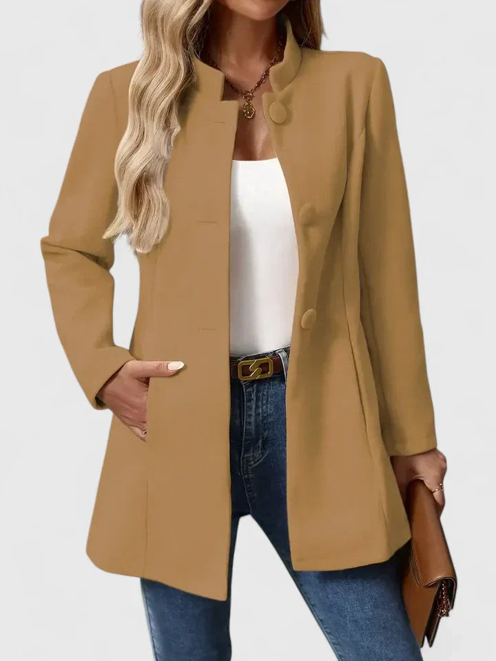Eunice | Collarless Structured Jacket