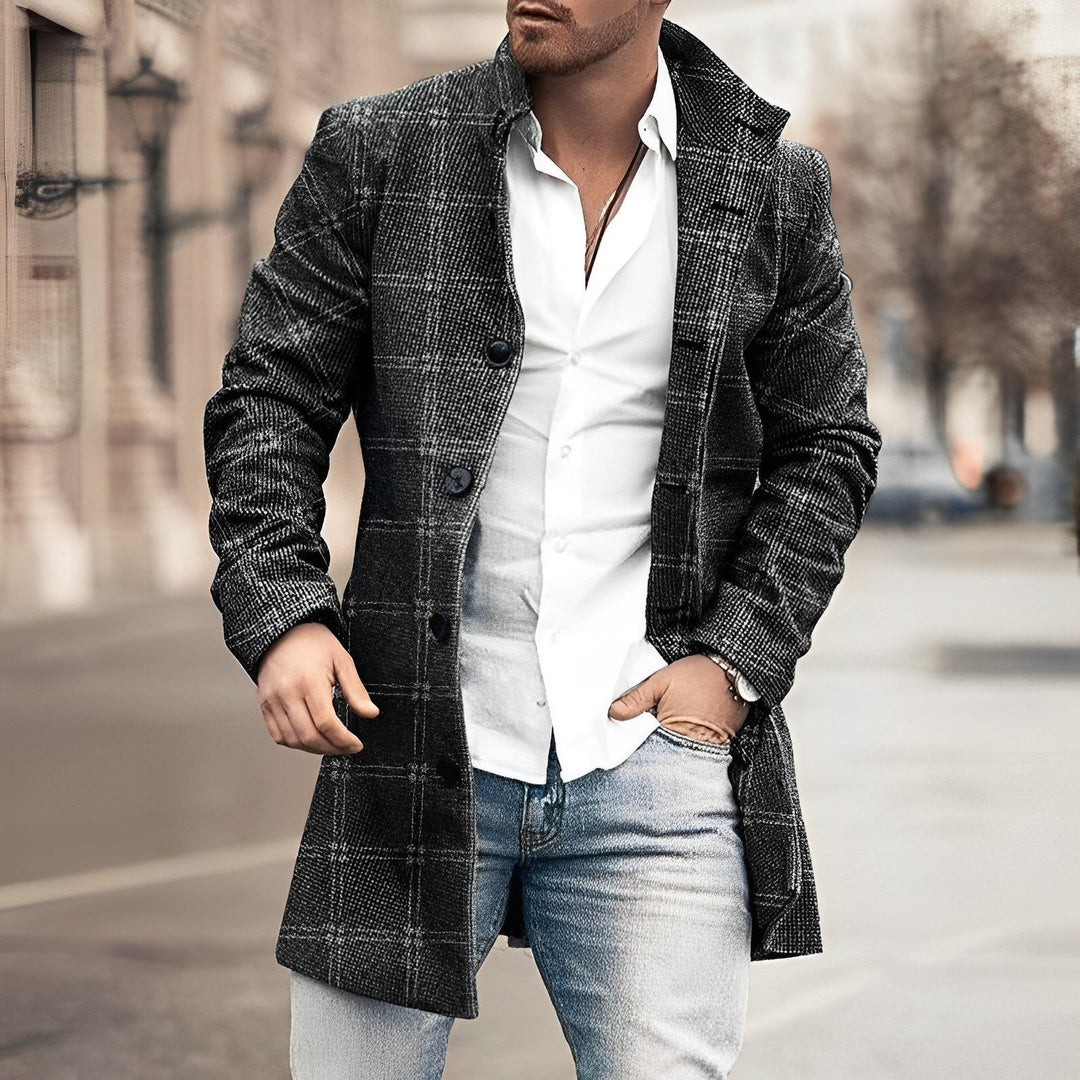 Samuel | Long Button-Up Formal Coat