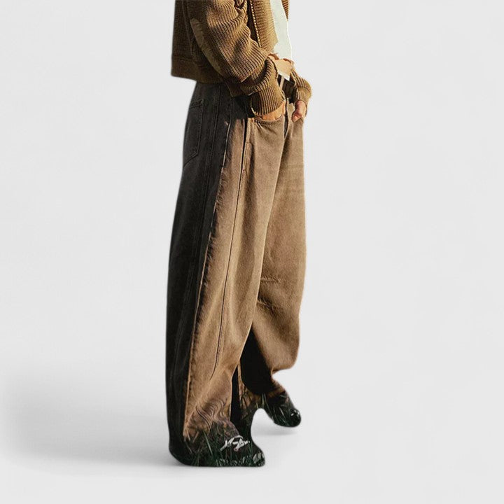 Betsy | Wide Leg Barrel Jeans with Pockets