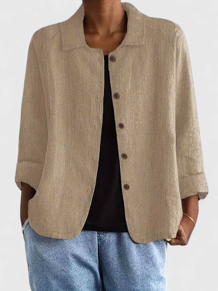 Kathleen | Relaxed Button Up Shirt with Collar