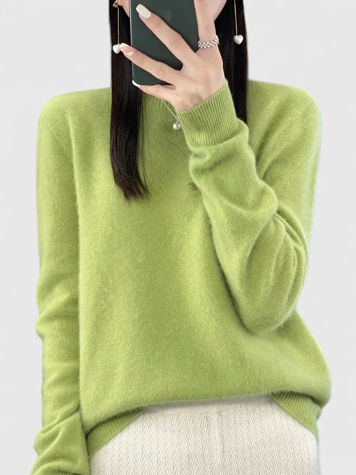 Rilla | Relaxed Fit Crew Neck Pullover Sweater
