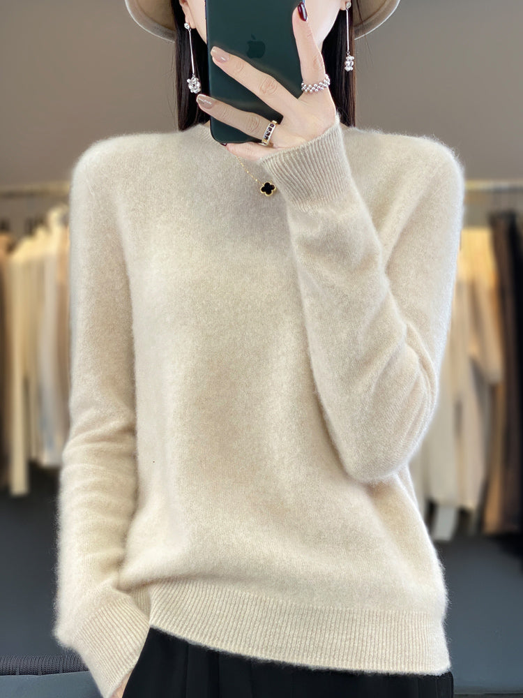 Rilla | Relaxed Fit Crew Neck Pullover Sweater