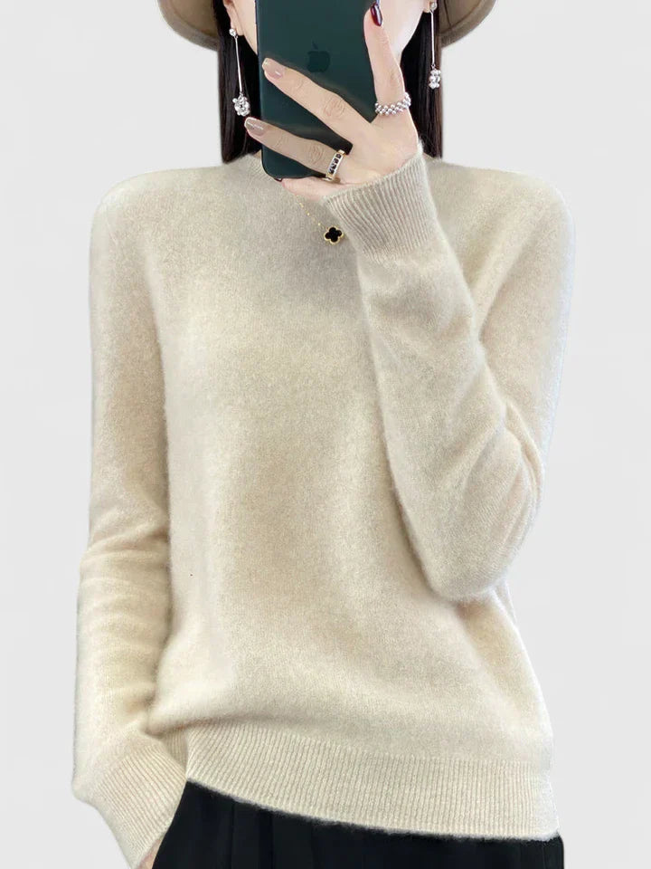 Rilla | Relaxed Fit Crew Neck Pullover Sweater