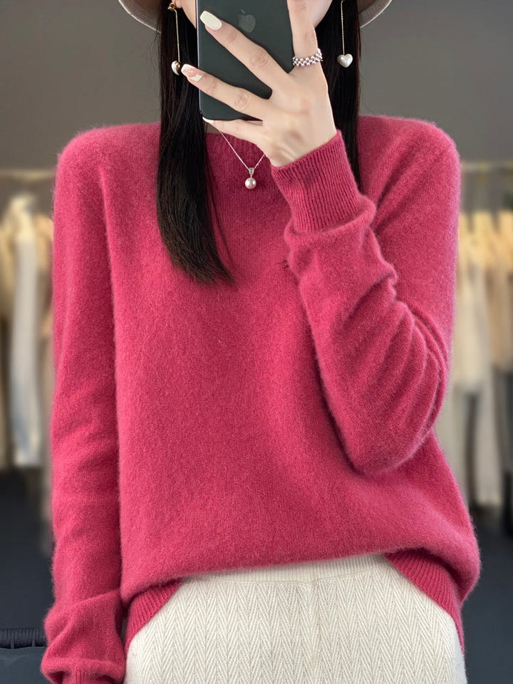 Rilla | Relaxed Fit Crew Neck Pullover Sweater