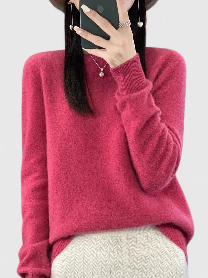 Rilla | Relaxed Fit Crew Neck Pullover Sweater