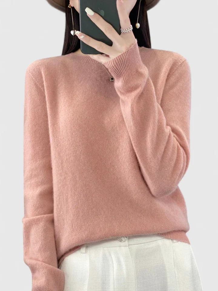 Rilla | Relaxed Fit Crew Neck Pullover Sweater