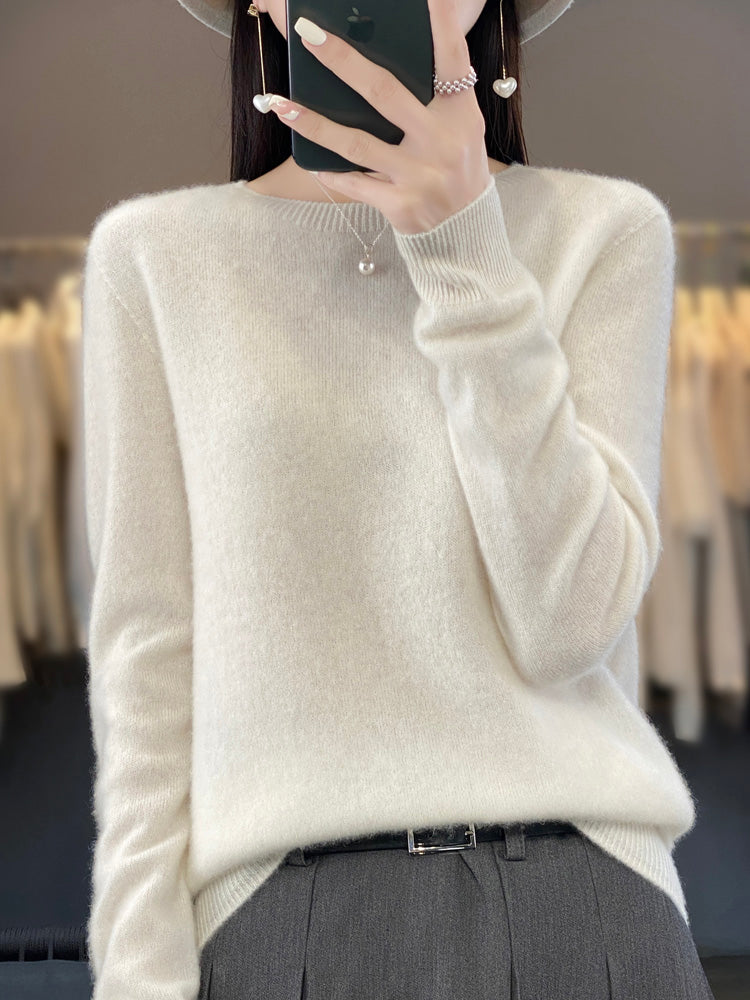 Rilla | Relaxed Fit Crew Neck Pullover Sweater