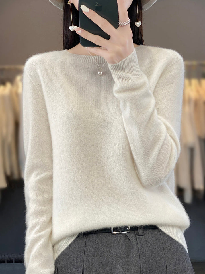 Rilla | Relaxed Fit Crew Neck Pullover Sweater