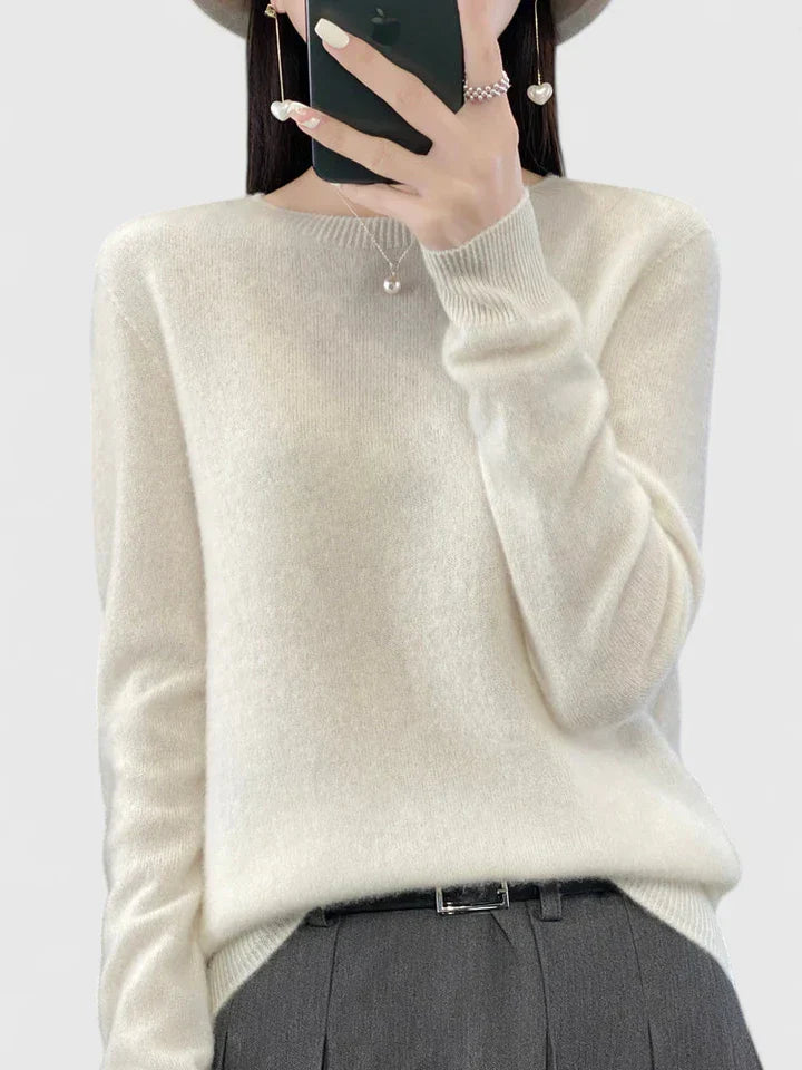Rilla | Relaxed Fit Crew Neck Pullover Sweater