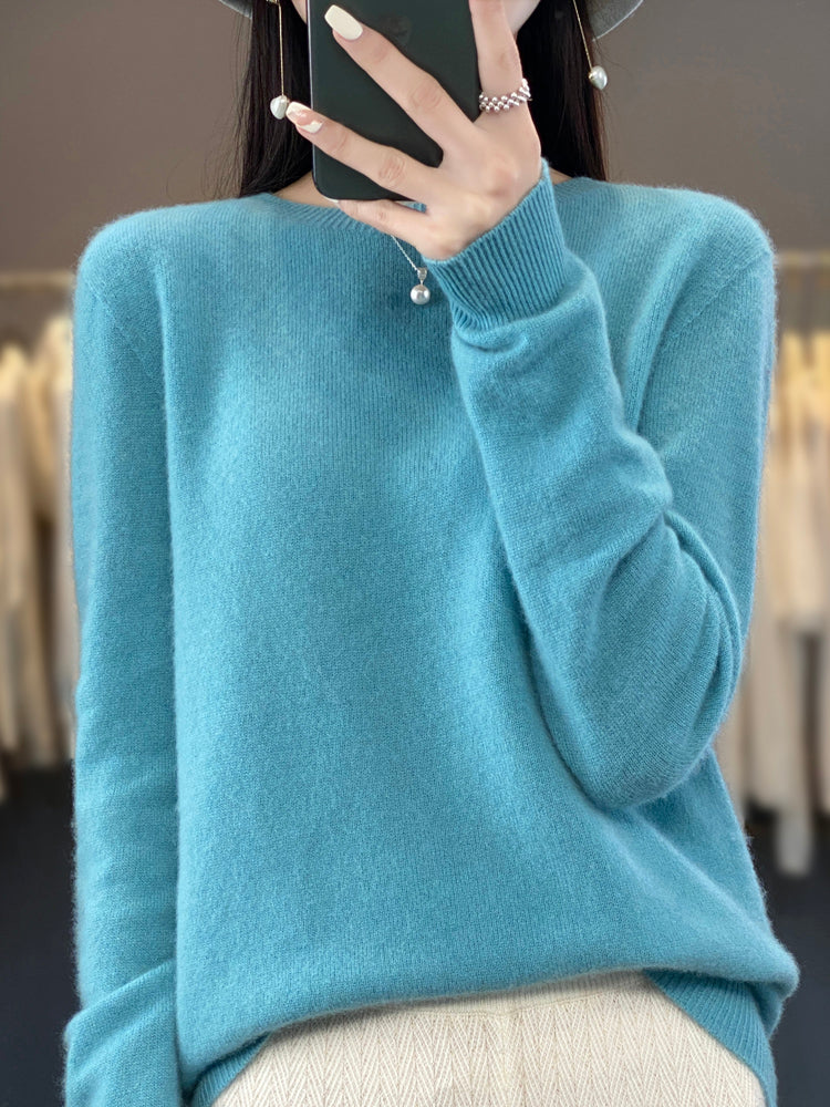 Rilla | Relaxed Fit Crew Neck Pullover Sweater