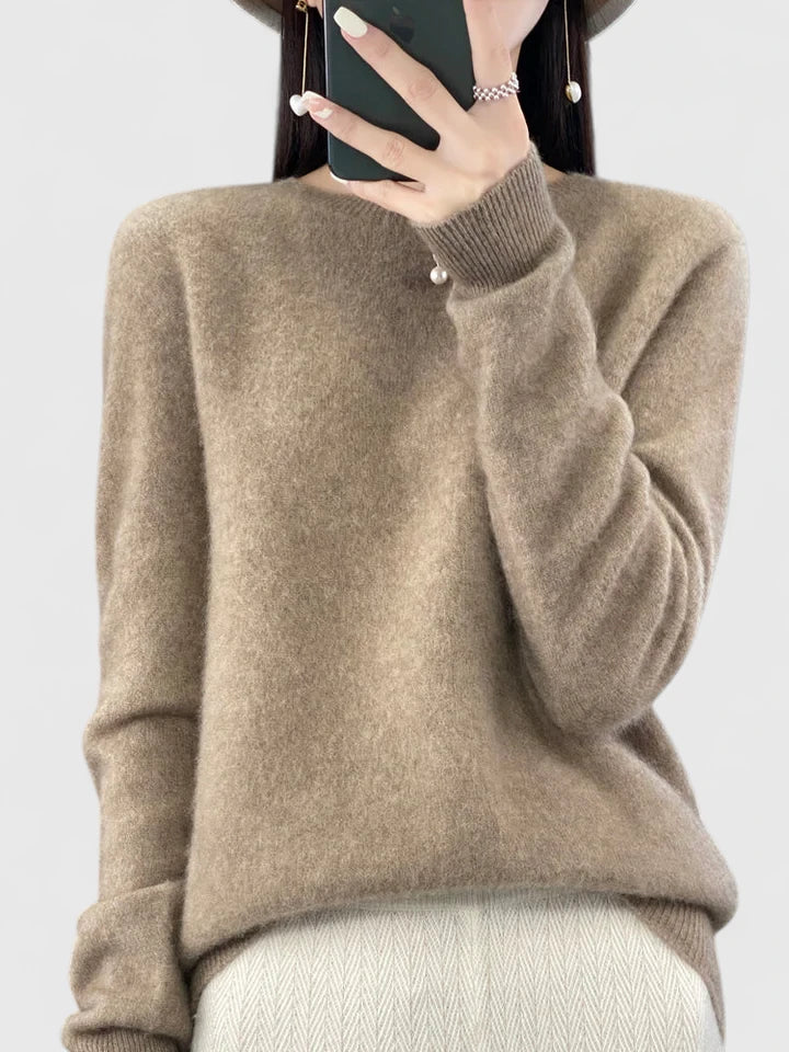Rilla | Relaxed Fit Crew Neck Pullover Sweater