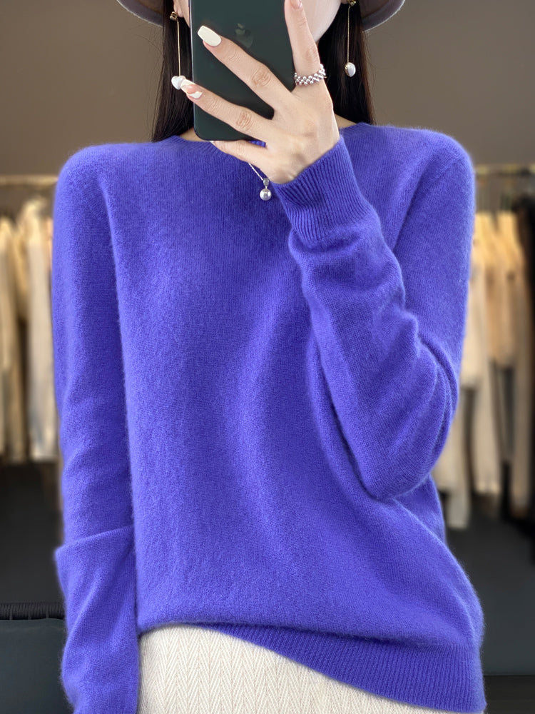 Rilla | Relaxed Fit Crew Neck Pullover Sweater