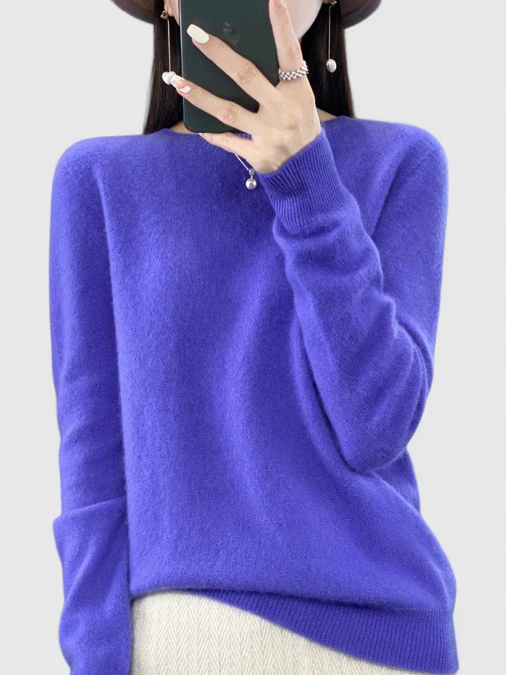 Rilla | Relaxed Fit Crew Neck Pullover Sweater