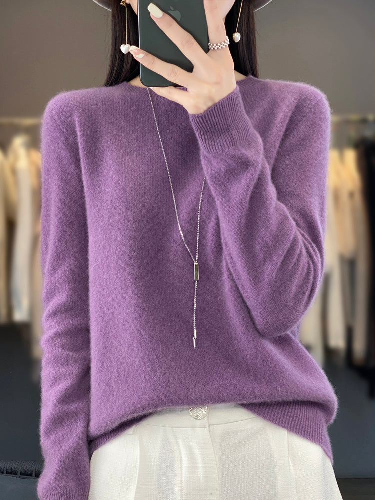 Rilla | Relaxed Fit Crew Neck Pullover Sweater