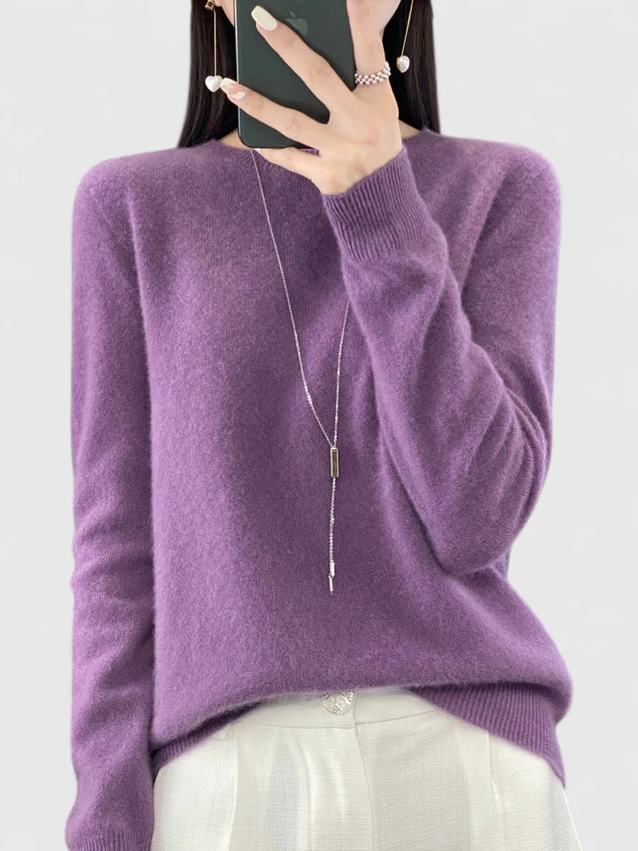 Rilla | Relaxed Fit Crew Neck Pullover Sweater