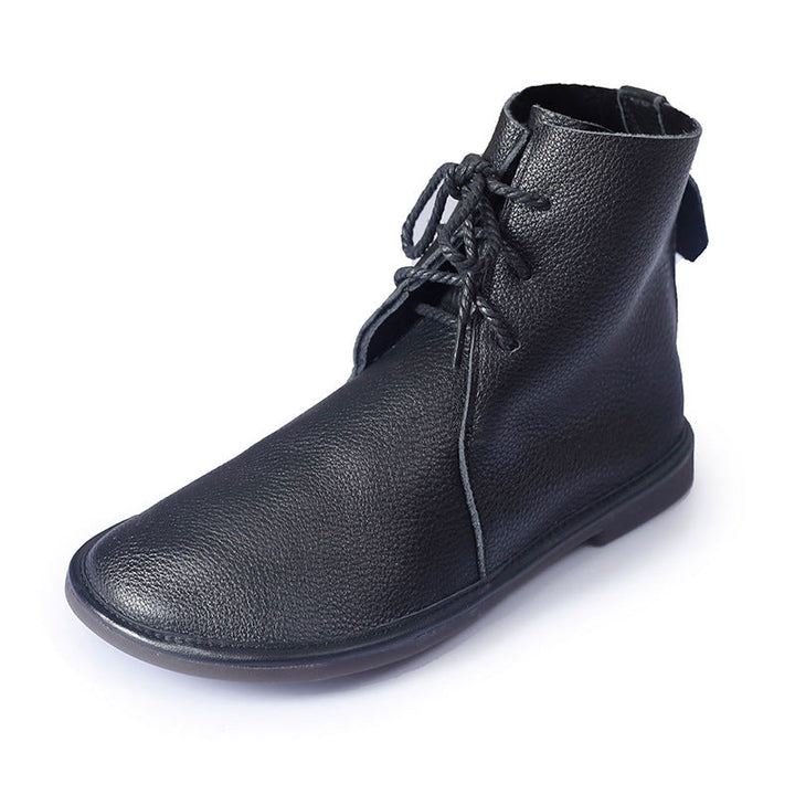 Tamsin | Flat Lace-Up Ankle Boots