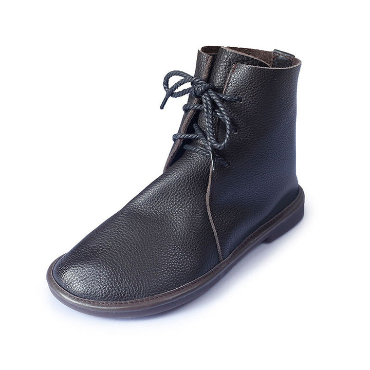 Tamsin | Flat Lace-Up Ankle Boots
